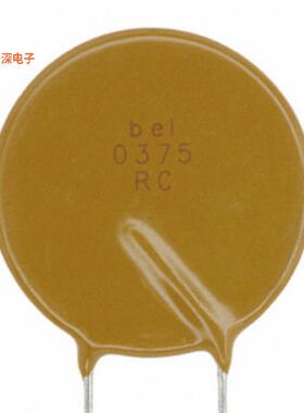 0ZRC0375FF1A |聚合物PTC RESET FUSE 90V 3.75A RADIAL