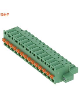 1873320 |插头，母插口TERM BLOCK PLUG 14POS 5.08MM