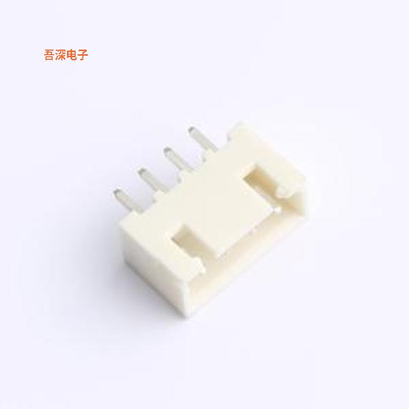 CS-1001-04A/PA6T/N |线对板针座XH2.5 wafer 4P 180度 不打K