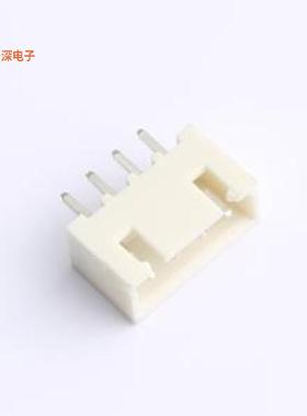 CS-1001-04A/PA6T/N |线对板针座XH2.5 wafer 4P 180度 不打K