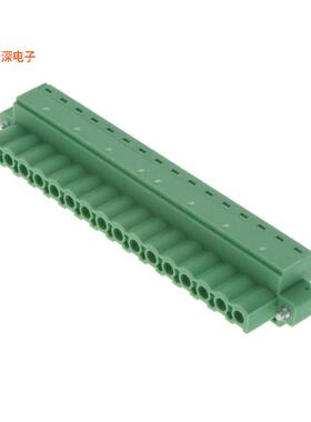 1805437 |插头，母插口TERM BLOCK PLUG 16POS 5.08MM