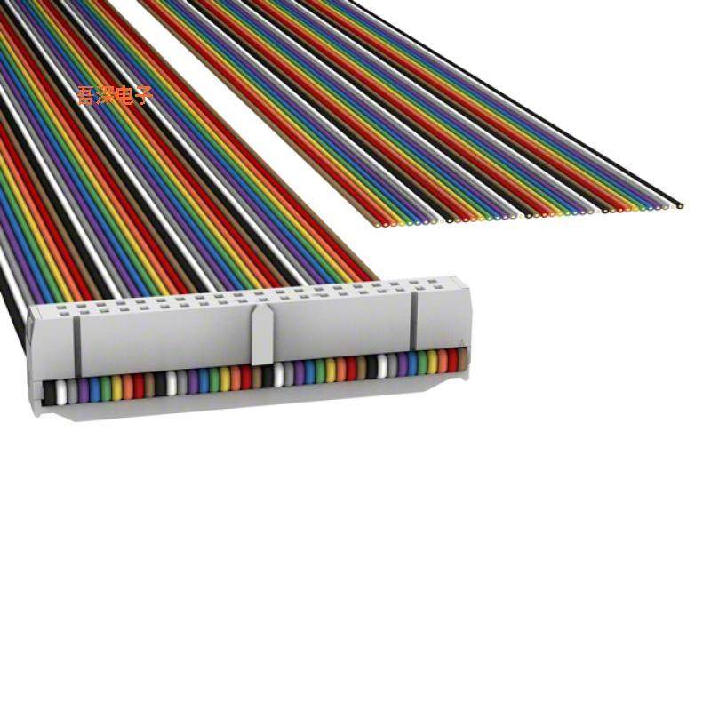 H1DXS-4036M |插口至线缆IDC CBL - HHKR40S/AE40M/X