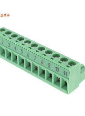 1833263 |插头，母插口TERM BLOCK PLUG 11POS 5MM