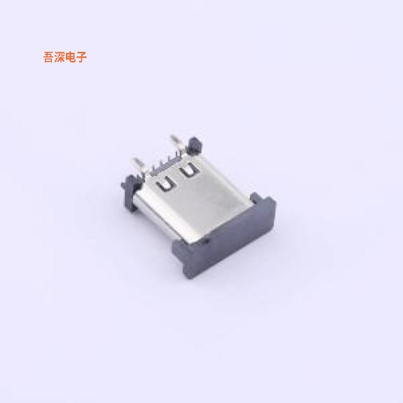 GT-USB-7090B |USB14pin，立贴4ID双柱，H10.0mm，电流5A