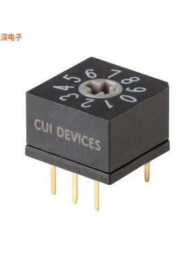 RDS6-10S-1065-D |BCDSWITCH ROTARY DIP BCD 0.15A 42V