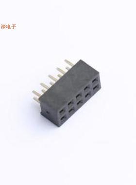 2005FV-2x5P |排母2.0mm双排  2x5P 直插方孔排母插件,P=2mm
