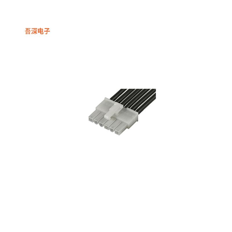 2153221061 |插头至插头MINIFIT JR SR M-M 6 CIRCUIT 150M