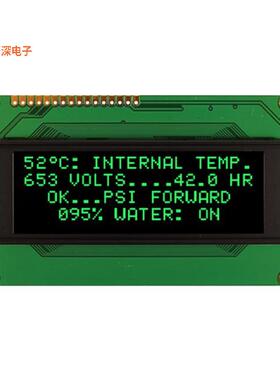 NHD-0420DZW-AG5|80.0O MODULE 80DIG 20 X 4 PASSIV