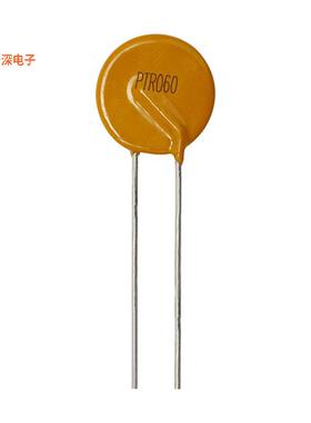 PTR060V0010-TR |聚合物PTC RESET FUSE 60V 100MA RADIAL