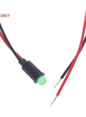 PM5GDW12.0|PNL MNT GREEN 20MA W/WIRE 12
