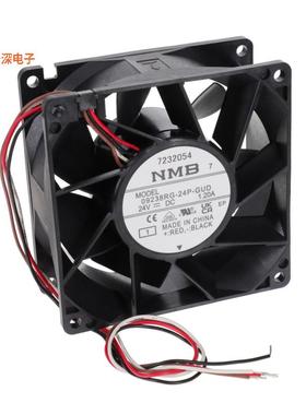 09238RG-24P-GUD-1 |24VDC92X92X38MM, 24VDC, 6,700 RPM, 14