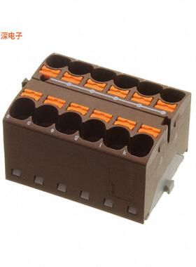 3273822 |中等TERM BLK 12POS BROWN