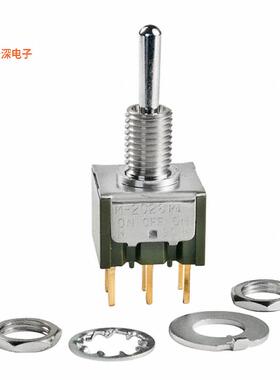 M2028SS4G03 |面板安装SWITCH TOGGLE DPDT 0.4VA 28V