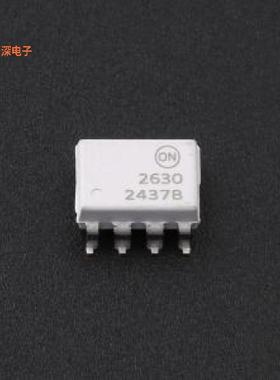 HCPL2630SDM |原装SOP-8-2.54mmOPTOISO 5KV 2CH OPN COLL 8-SMD