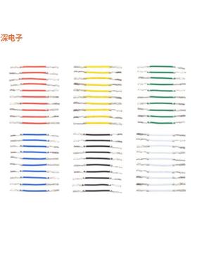 3960 |接触端JMPR WIRE 60PC 6CLR ASSTD F-F 1