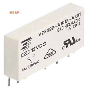 V23092A1048A301 |通孔RELAY GEN PURPOSE SPDT 6A 48V