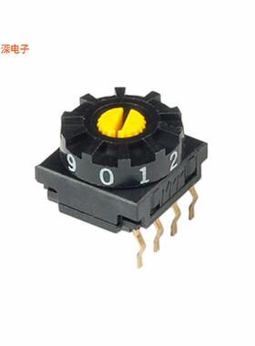 FR01SC10P-W-S |BCD 补码SW ROTARY DIP BCD COMP 0.1A 5V
