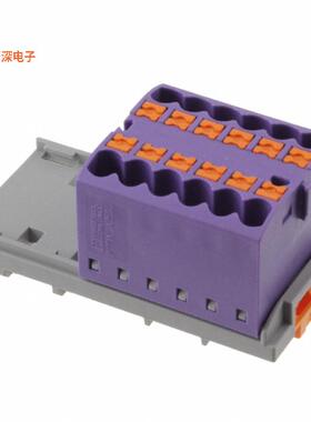 3273038 |中等TERM BLK 12POS VIOLET