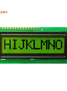 AMC0801AR-B-Y6WFDY|8.0LCD COB CHAR 8X1 Y/G TRANS