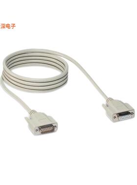 1656288 |插座，母型插口CABLE ASSY DB15 SHIELDED GRAY 5M