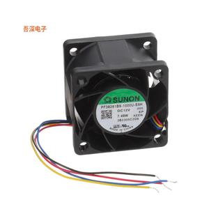 12VDCFAN S9H AXIAL 38X28MM WIRE PF38281BX 12VDC 1000U