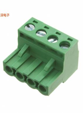 EBHA-04-C |插头，母插口TERM BLOCK PLUG 4POS 5MM
