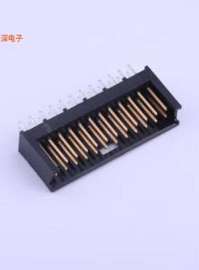 280521-2|原装插件,P=2.54mm2X12P MODU II SHRD HDR  ST  0.3