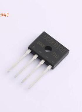 UG6KB100 |原装D3KBRIDGE RECT 1PHASE 1KV 6A D3K