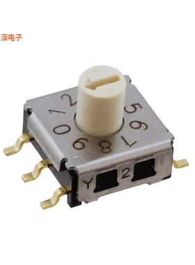 A6KS-102RS |BCDSWITCH ROTARY DIP BCD 0.025A 24V