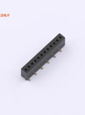 ZX-PM1.27-1-12PU-W |原装SMD,P=1.27mm(交错脚)排母