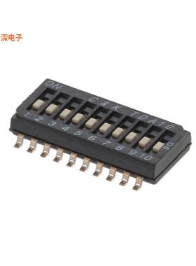 TDA10H0SB1 |SPSTSWITCH SLIDE DIP SPST 0.025A 24V