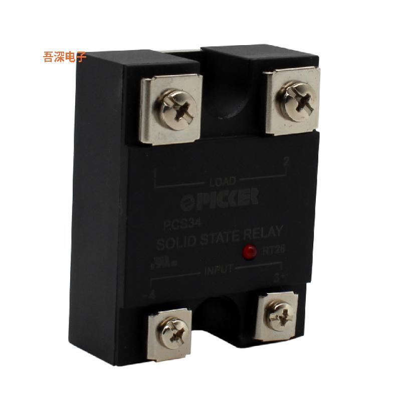 PCS34-D-240A-50ZL |原装全新SSR RELAY 50A 48~280VAC SCREW TE