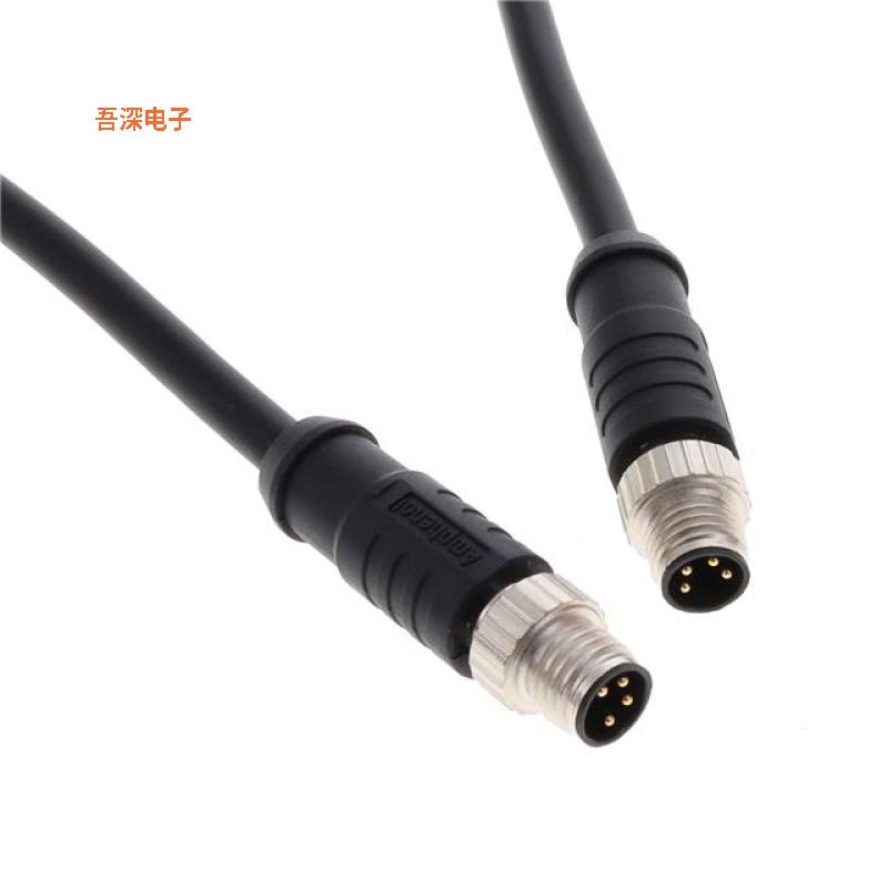 M8S04ML-SML-SD001 |插座CIRC CBL 4POS RCPT TO RCPT 3.28'