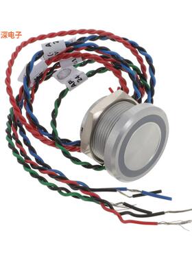 PBARZAF0000C3A |前面板安装SWITCH PUSH SPST-NO 0.2A 24V