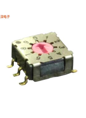 RD07A10RGT |BCDSWITCH ROTARY DIP BCD 0.1A 50V