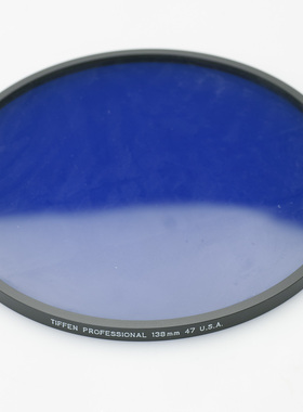 全新老库存美国Tiffen天芬黑白摄影玻璃滤镜 蓝色 Blue #47