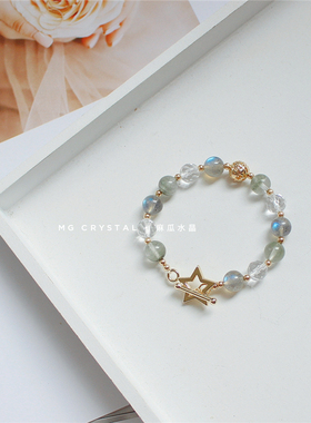 【星星扣】麻瓜丨天然刻面拉长石