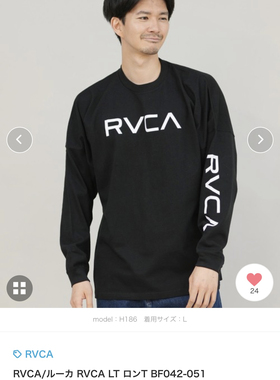 日单RVCA男春秋新品长袖体恤衫字母印花圆领打底衫宽松休闲上衣T