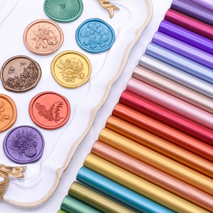 欧彩圆形火漆蜡棒复古火漆印章专用封蜡 信封封口 火漆蜡条超便宜