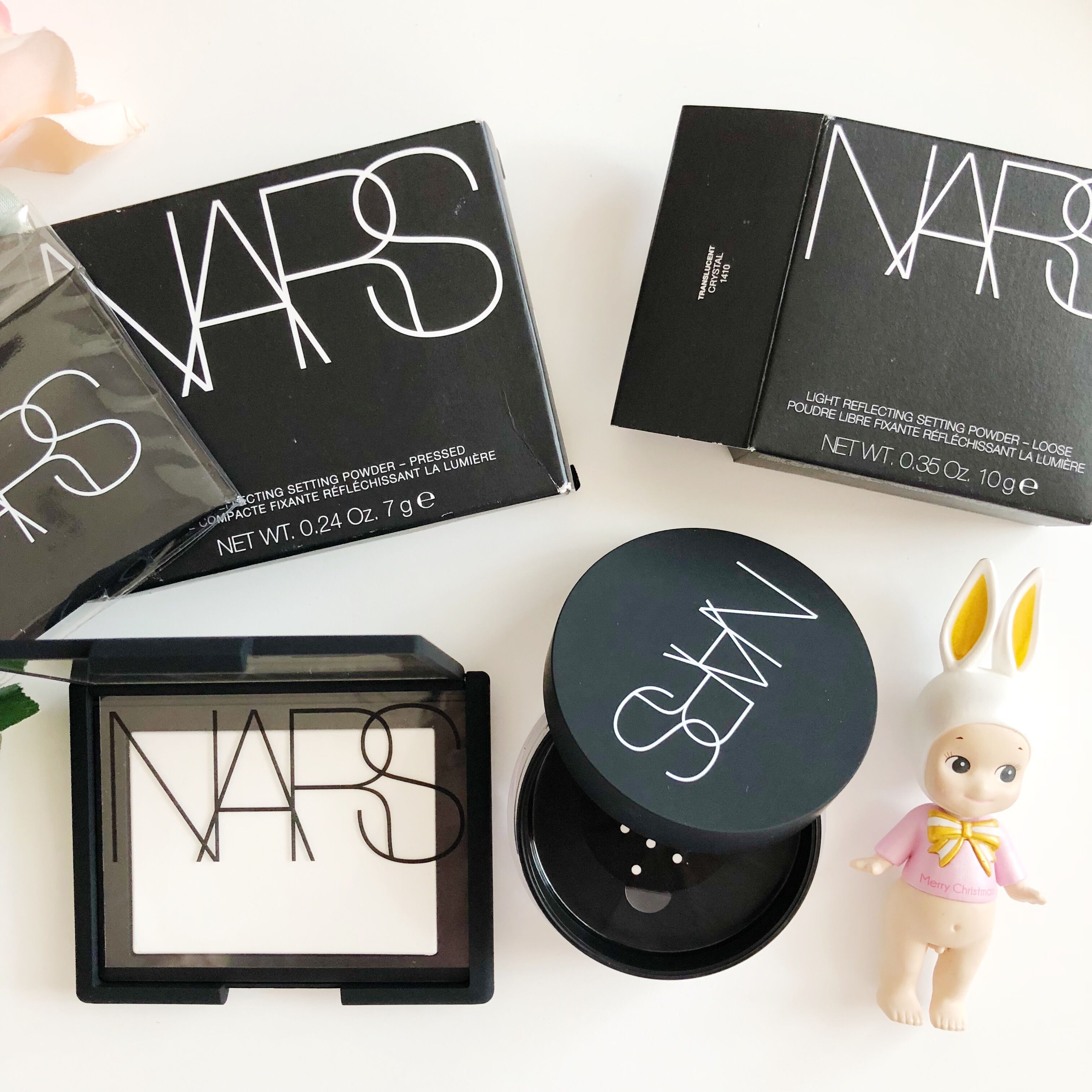 【持妆控油一把手】NARS裸光蜜粉饼散粉定妆持久提亮肤色7G 10g