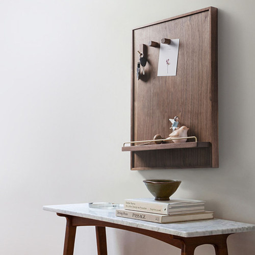 实木电表箱遮挡装饰画创意置物架