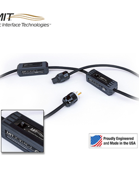 美国 MIT 2C3D AC-EM  HiFi电源线 发烧级可调EM电源线 全新国行