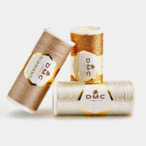 D*C法国进口金属梭编线 ART380钻石绣线手鞠球轴线35米轴