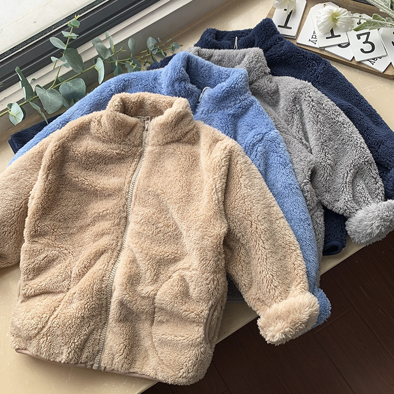 舒棉绒男童外套童装秋冬儿童加厚上衣摇粒绒夹克开衫中大童毛毛衣,童装/婴儿装/亲子装,普通外套,淘宝优惠券,粉丝福利购,淘宝优惠卷