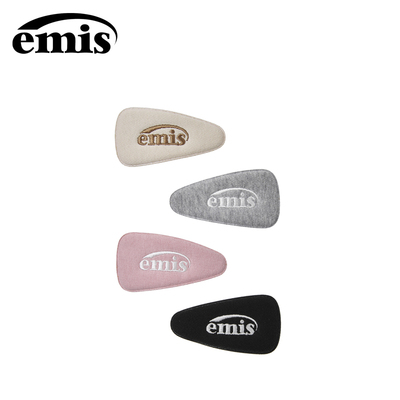 韩国emis针织宽发夹发饰简约边夹多色可选发卡甜美少女心侧边夹