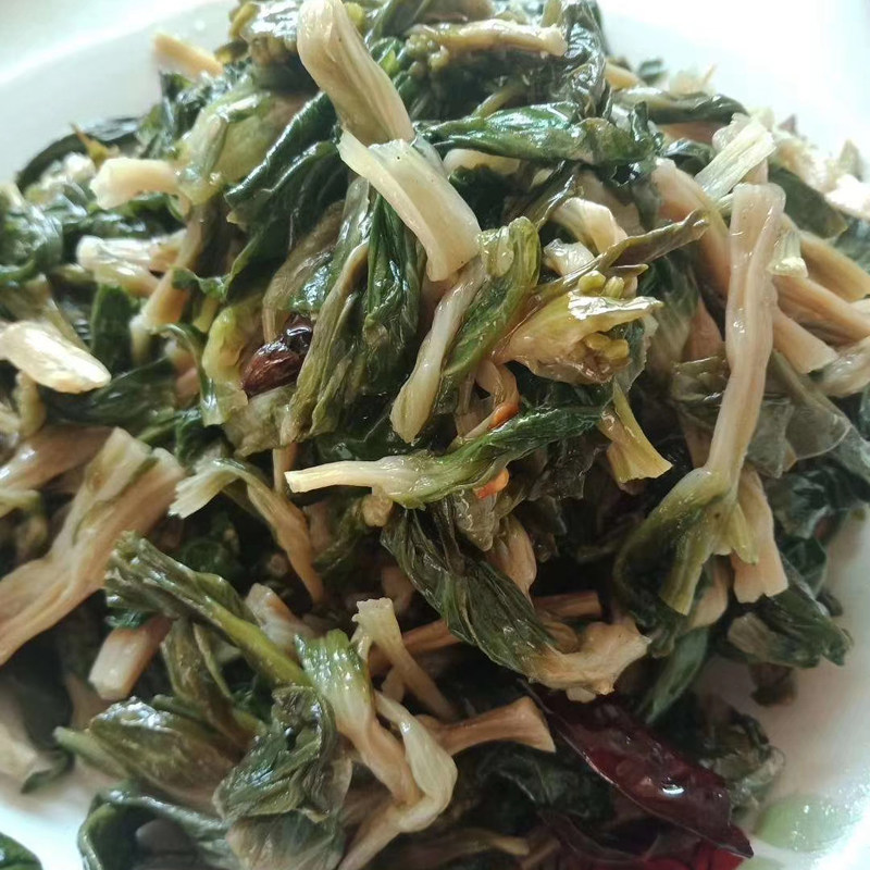 湖北英山特产农家自晒干菜苔白菜心无添加嫩菜苔100g/份满3份包邮