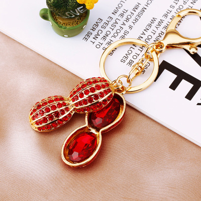 水钻一生有钱汽车钥匙扣女i