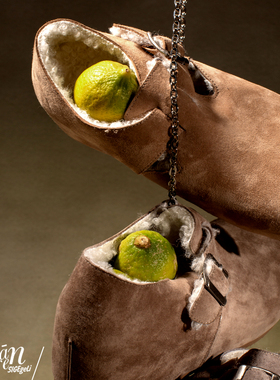 ShānRen增高7.0CM羊羔毛勃肯鞋女厚底加绒一脚蹬懒人毛毛鞋冬季