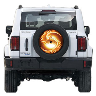 适用于长城汽车坦克300后备胎罩贴纸改装饰贴纸图腾贴纸支持定制