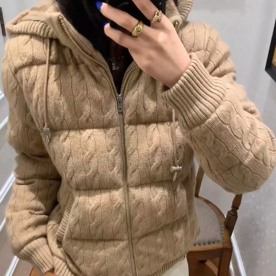 外套连帽宽松面包服复古显瘦百搭